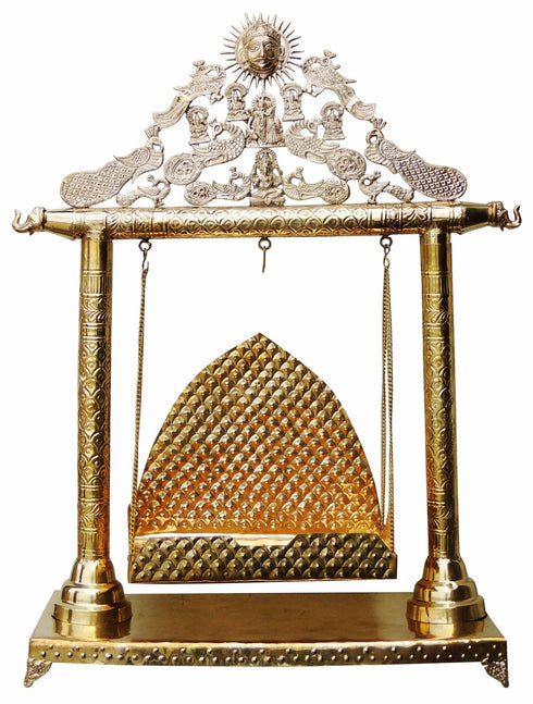 Brass Laddu Gopal Jhula For God Ido 11.05kg